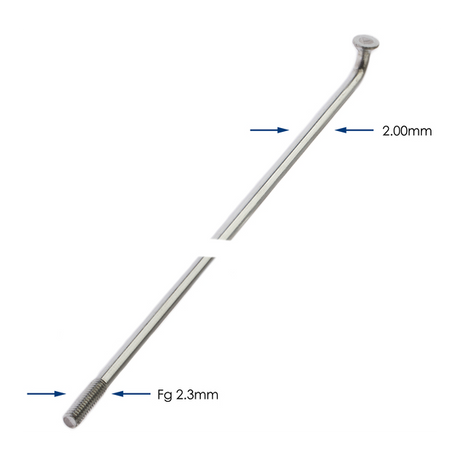 Spa. 296-14 Alpina Ø2,00 mm FG 2.3 verzinkt - Silber (144 Stücke)