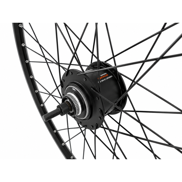 Achterwiel 28 x 1 1 4 inch zac2000 nexus 5 disc - zwarte velg en spaken