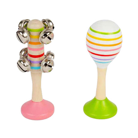 Bigjigs Musik-Shaker-Set aus Holz, 2-tlg.