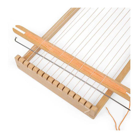 Bigjigs Holzwebstuhl-Set, 10-tlg.