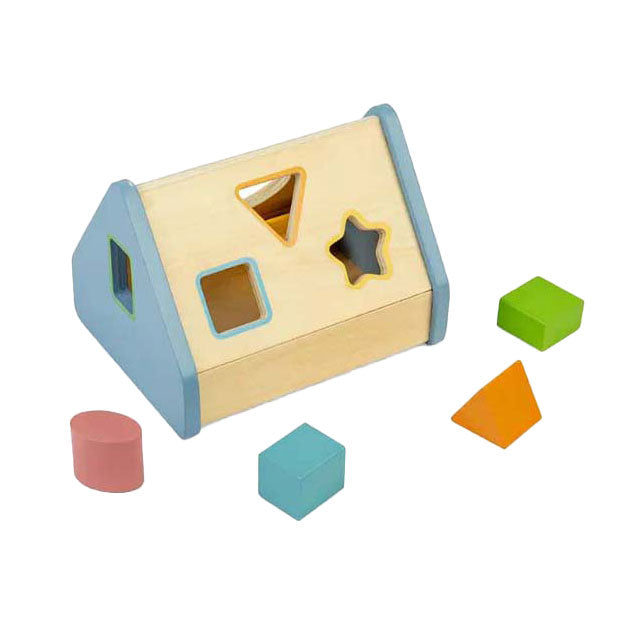Bigjigs Formensortierhaus, 5 Stück.