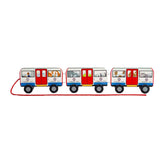 Bigjigs Londoner Zugbus aus Holz