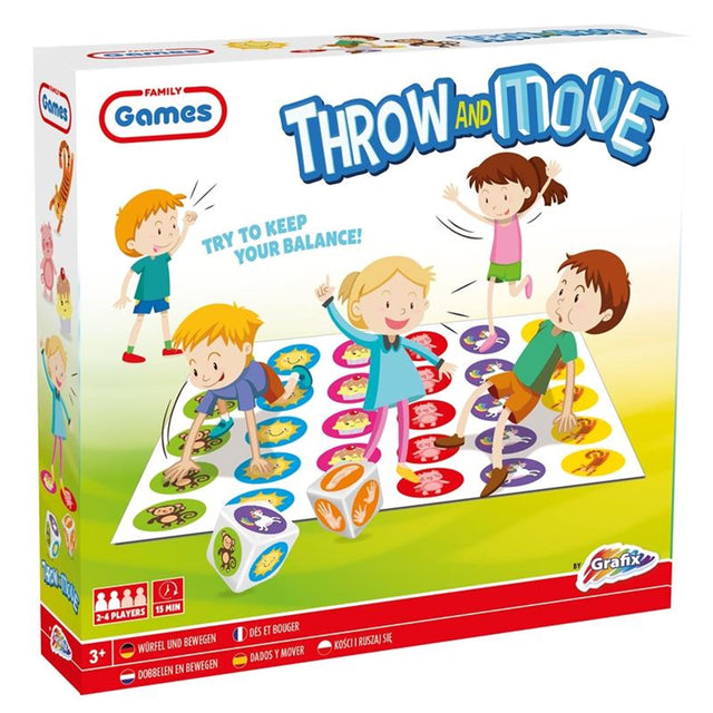 Grafix Throw Move Twister-Spiel
