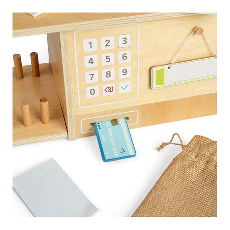 Bigjigs Holz-Postspielset, 19-teilig.
