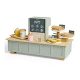 Bigjigs Holz-Kaffeeecken-Spielset, 32-teilig.