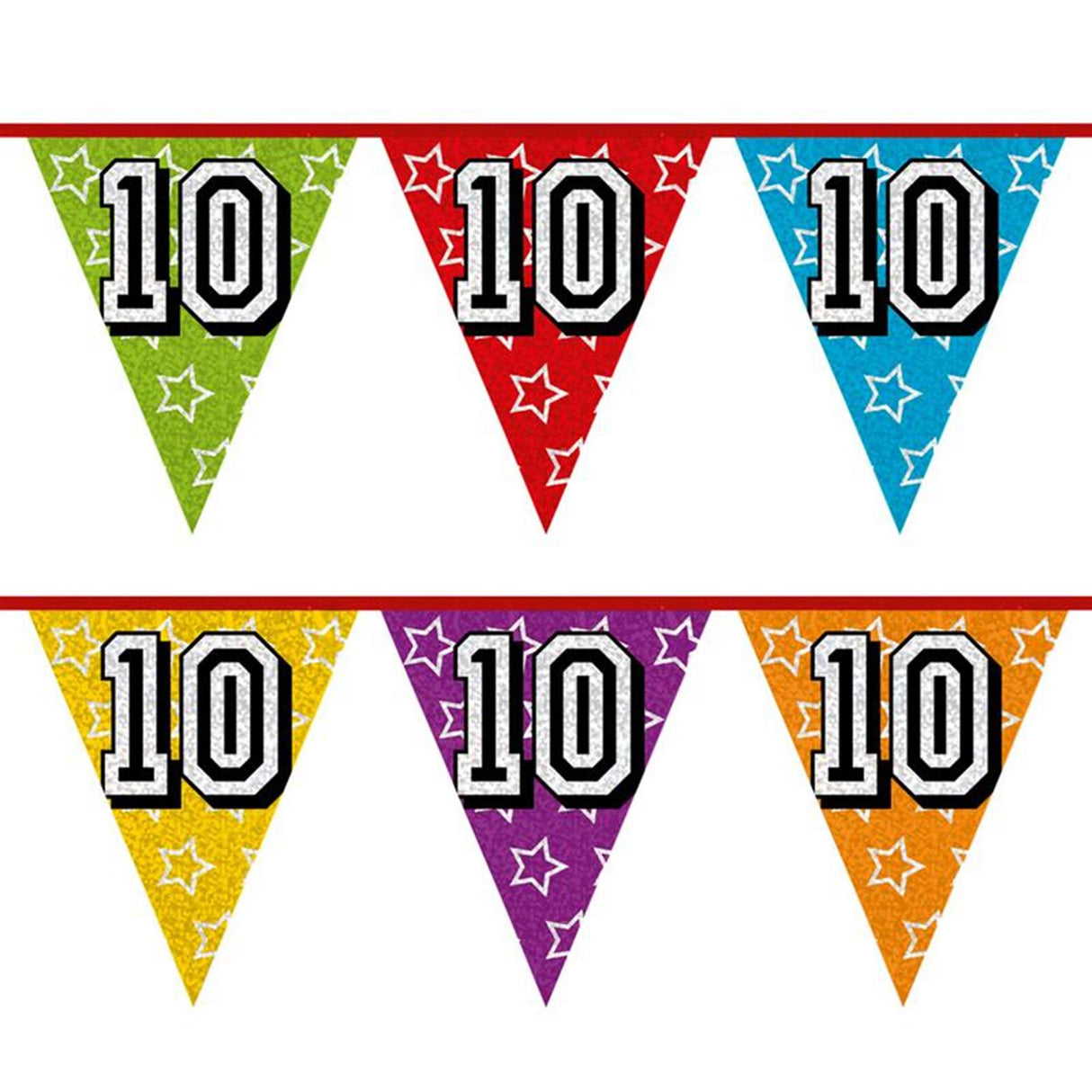 Boland holografische Flaggenlinie 10 Jahre 8 Meter