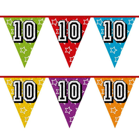 Boland holografische Flaggenlinie 10 Jahre 8 Meter