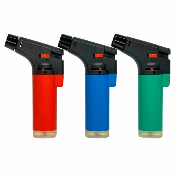 Elico gasbrander rk-3001 blauw-rubberen zaklamp