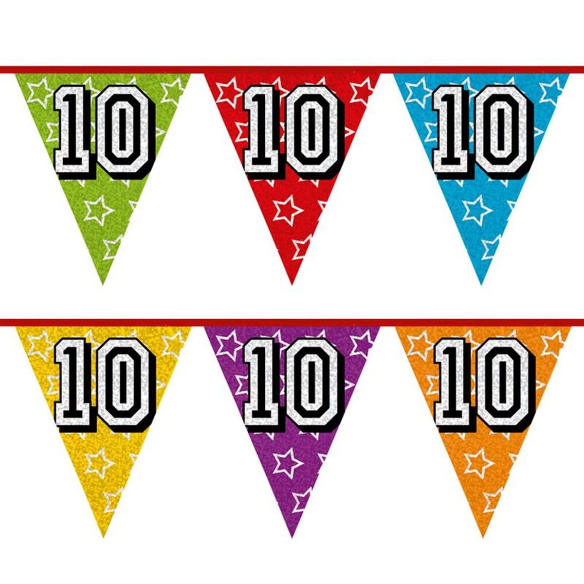 Boland holografische Flaggenlinie 10 Jahre 8 Meter