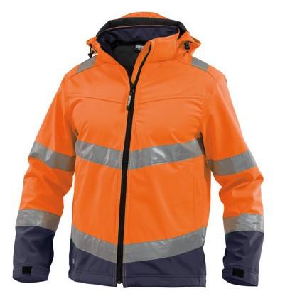 Dassy Warnschutzjacke Malaga Orange Blau M