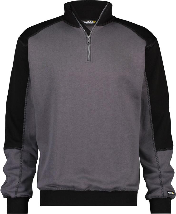 Dassy Pullover Basiel grau schwarz xxl
