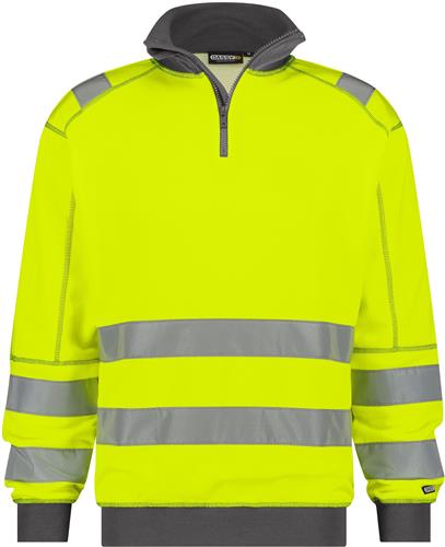 Dassy Warnschutzpullover Denver Gelb Grau S