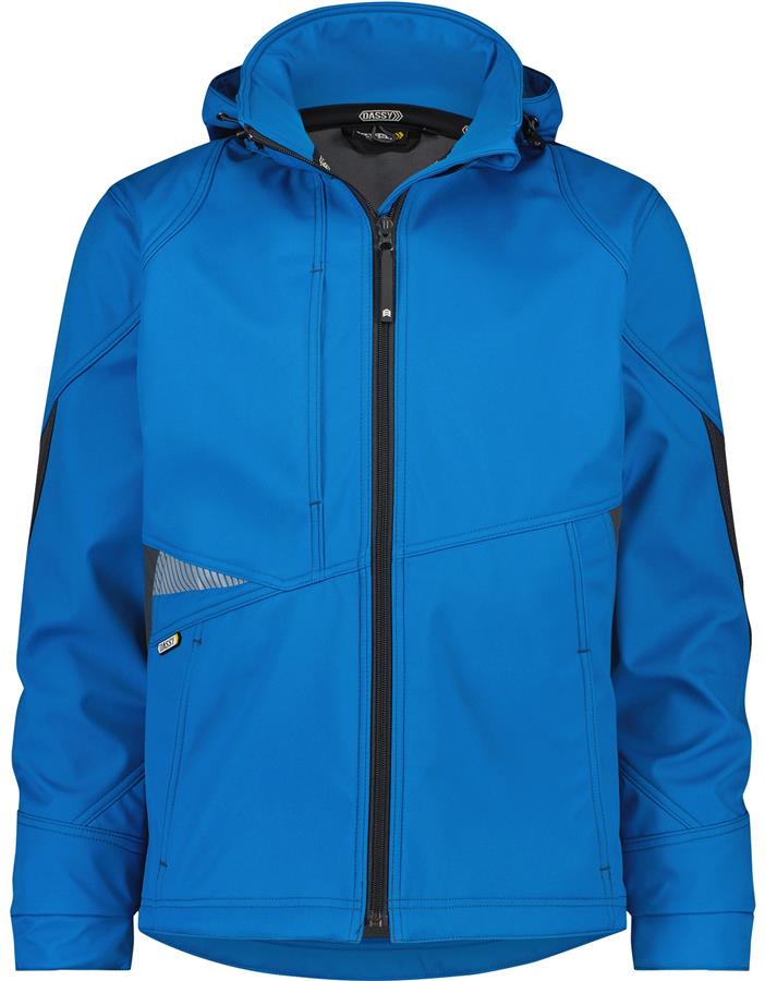 Dassy Gravity Softshell Azurblau Grau Größe XXL