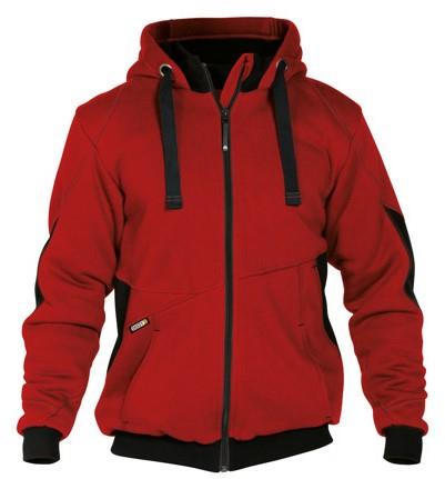 Dassy Sweatshirtjacke Pulsrot Schwarz S