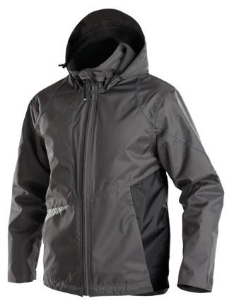Dassy hyper winddichte Arbeitsjacke grau schwarz l