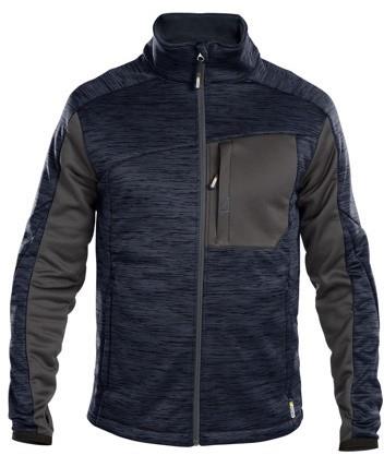 Dassy Midlayer-Strickjacke konvex nachtblau anthrazit m