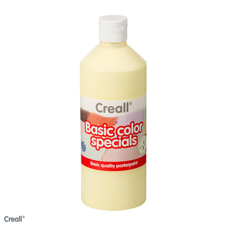 Creall Schulfarbe Pastellgelb, 500 ml