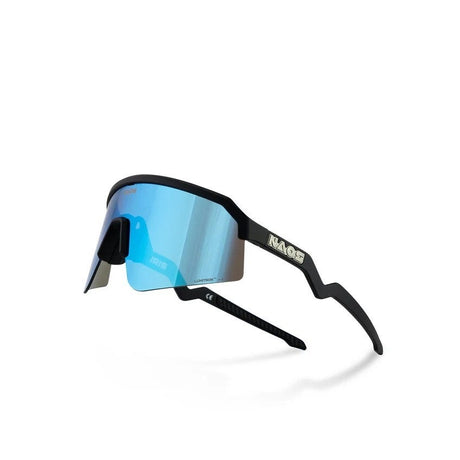 Umit Naos Sonnenbrille Ziris Regular Mattschwarz Blau