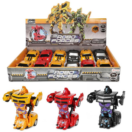 RoboForces transformieren Roboter -Supersportwagen