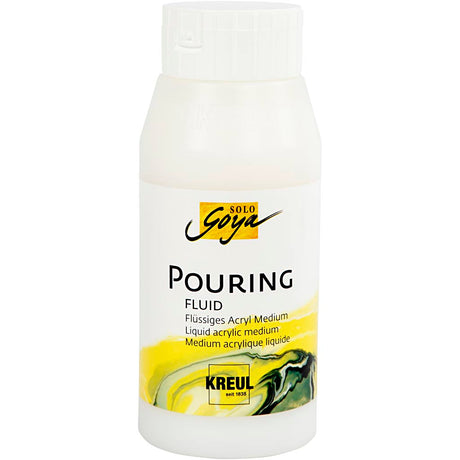 Creativ Company Gießflüssigkeit – farblos – Flüssigfarbe – Gießfarbe – 750 ml – Creul – Kreativfarbe – 1 Stück