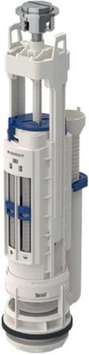 Geberit Bodenventil Typ 290 Duobloc große kleine Spülung - Chrom hochglänzend