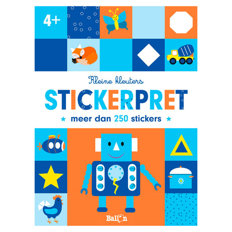 Standard-Publisher-Spaß mit Roboteraufklebern für kleine Kleinkinder ab 4 Jahren