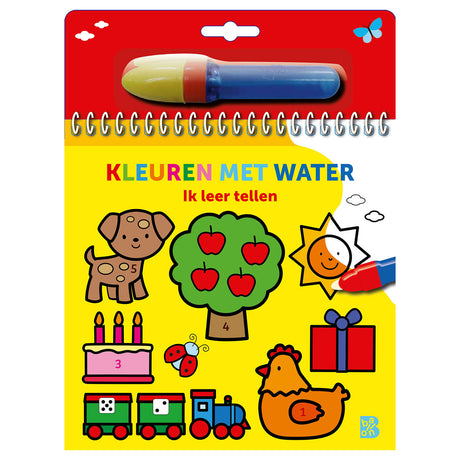 Standardverleger-Färbung mit Wasser: Ich lerne, 3+ zu zählen