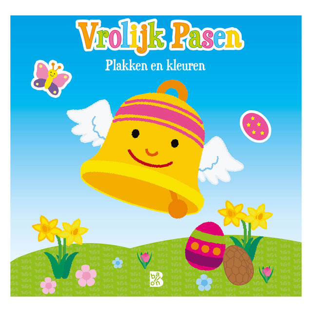 Vrolijk pasen - kleuren en plakken