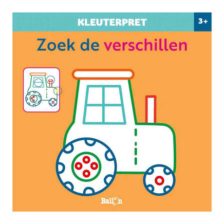 Standard-Verlegerspaß für Kleinkinder, entdecken Sie die Unterschiede. 3+