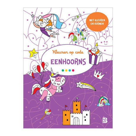 Ballonfärbung nach Code: Einhörner 3+