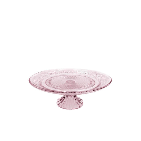 Ideen 4 Jahreszeiten Schüssel auf Fuß Glas ã˜23xh8cm rosa