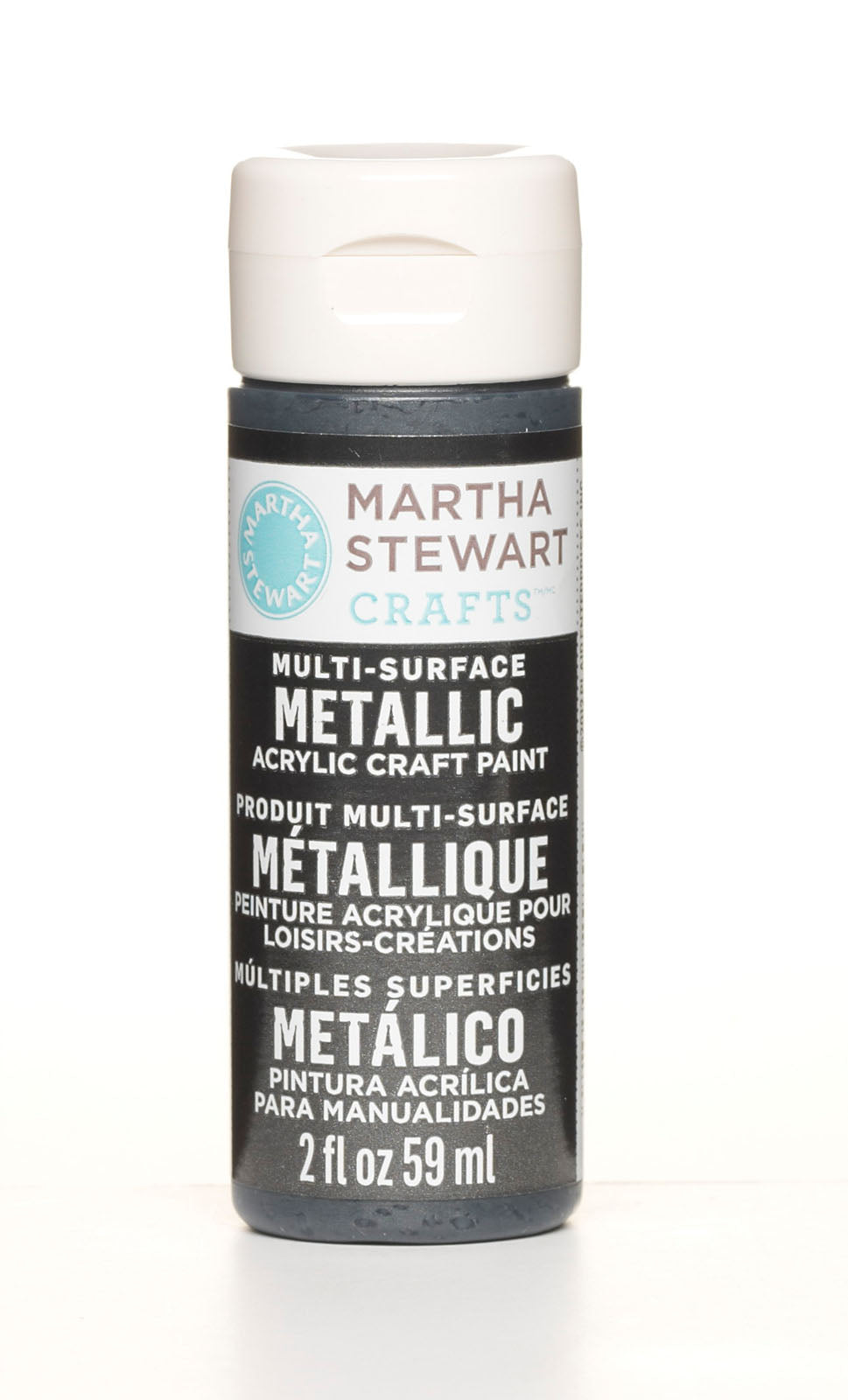 Martha Stewart • Farbe 59 ml Metallic Black Nickel