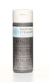 Martha Stewart • Farbe 59 ml metallic gebürstetes Zinn