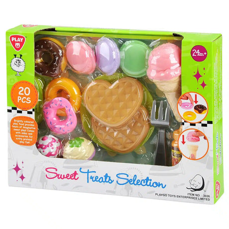 Playgo Eisdielen-Menü-Set 20-teilig