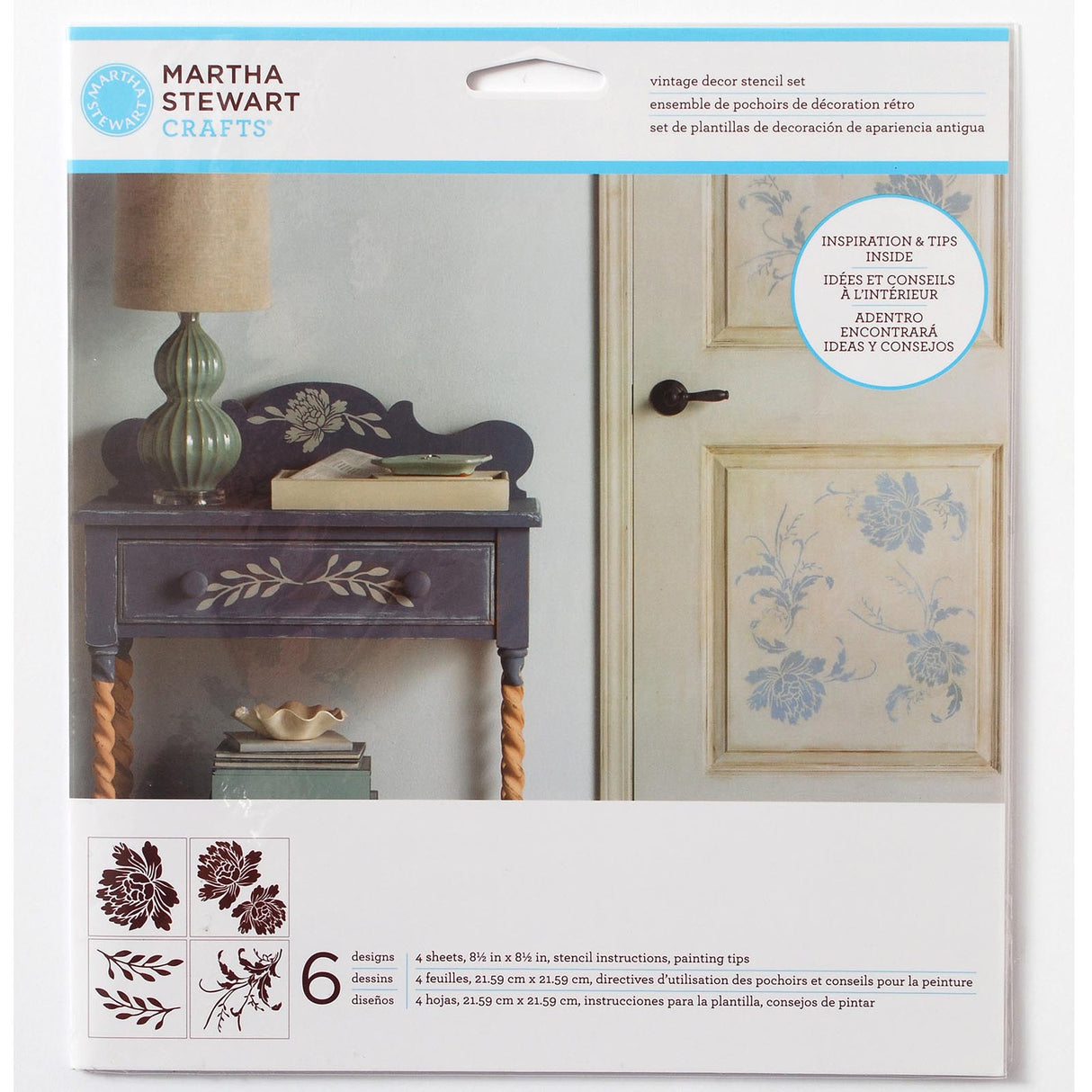 Martha Stewart • Schablonenset Blüte