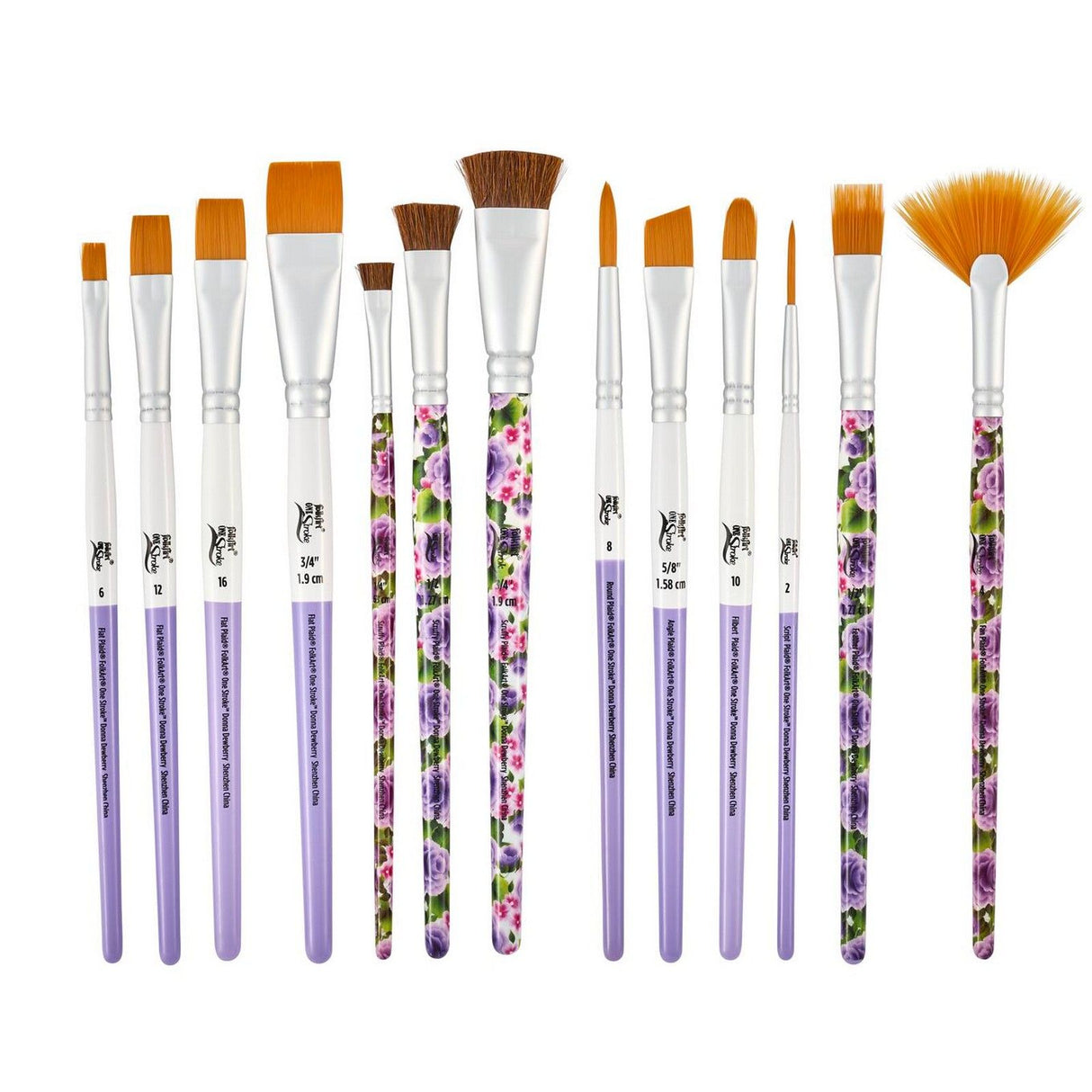 Folkart • One-Stroke-Pinsel-Sets Signatur 13x