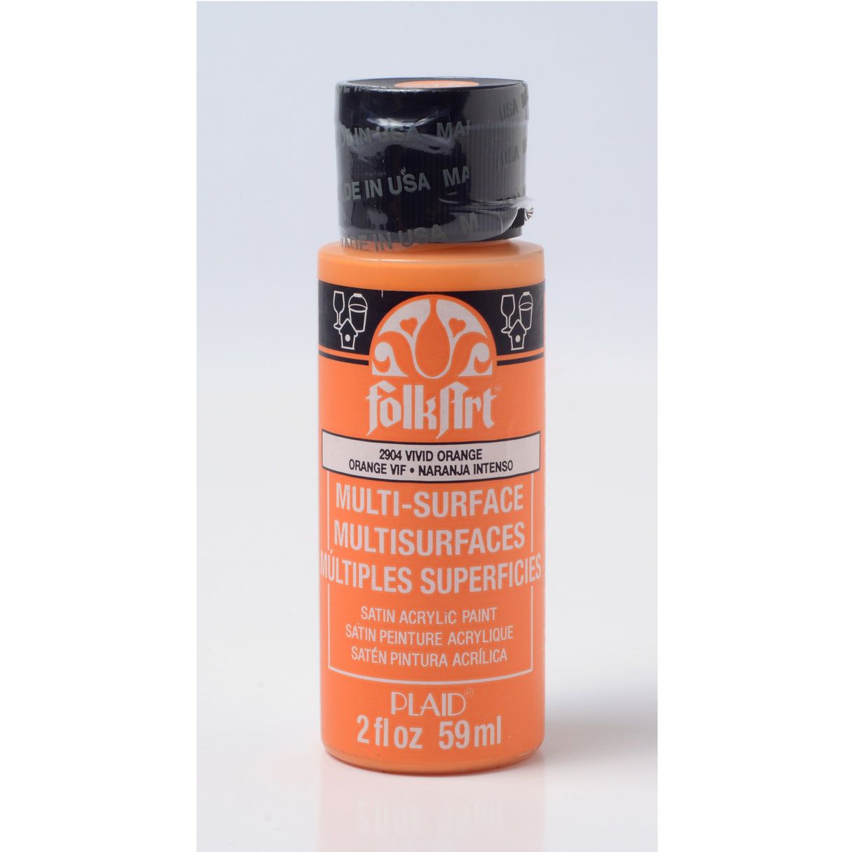 Folkart • Mehrflächiges, leuchtendes Orange, 59 ml