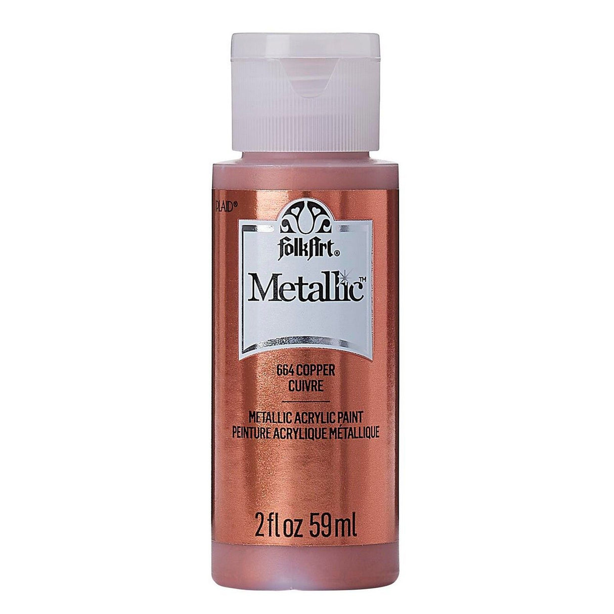Folkart • Metallic-Acrylfarbe Kupfer 59 ml