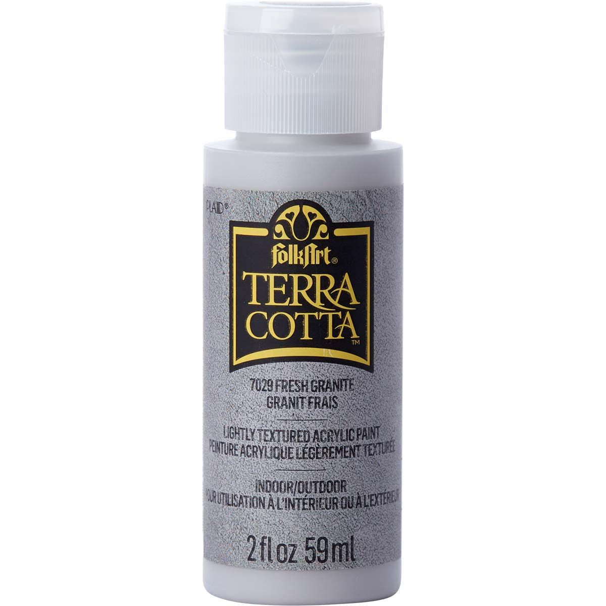 Folkart • Terrakotta-strukturierte Acrylfarbe, 59 ml, frischer Granit
