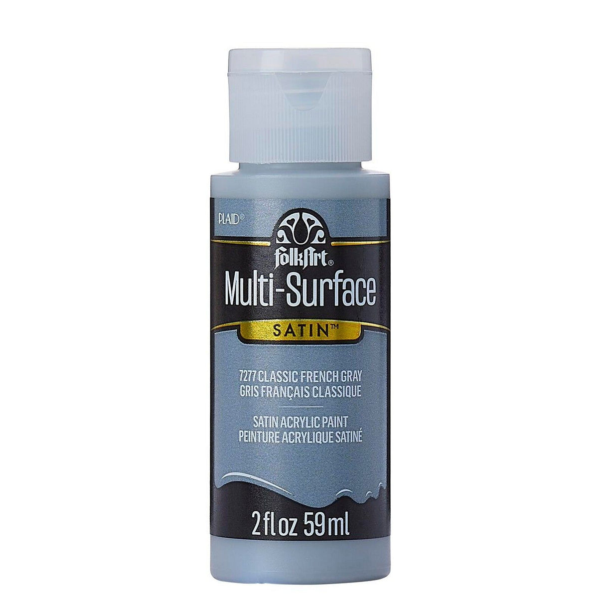 Folkart • Multi-Oberflächen-Satin, klassisches französisches Grau, 59 ml