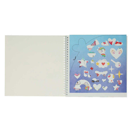Mondikaart Aufkleber- und Vorlagenbuch „Ich liebe Tiere“.