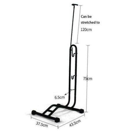 Kantenspeicherstandard L-Ständer für 1 Fahrrad