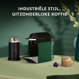 Krups xn3063 Nespresso Pixie Kaffeekapselmaschine dunkelgrün schwarz
