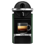 Krups xn3063 Nespresso Pixie Kaffeekapselmaschine dunkelgrün schwarz