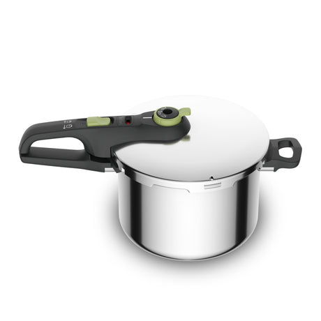 Tefal p25807 Secure 5 trendiger Schnellkochtopf 6 Liter mit Dampfkorb