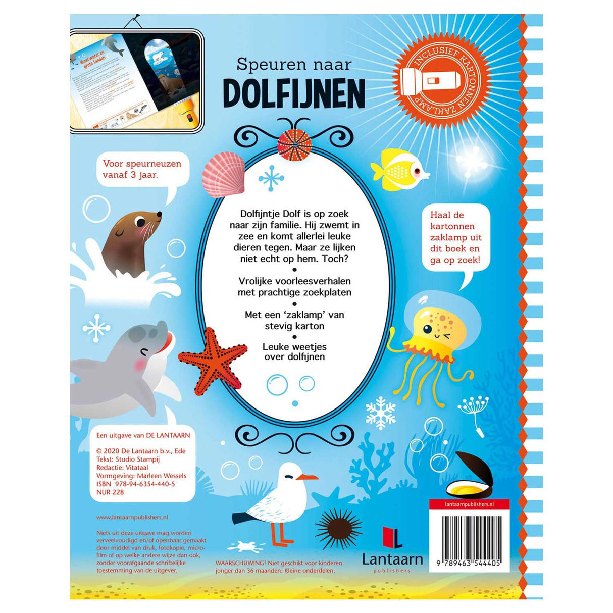 Auf der Suche nach Delfinen + Taschenlampe aus Pappe
