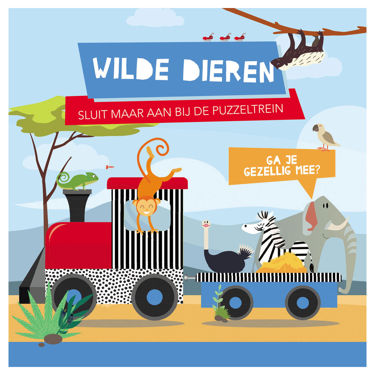 Lantern Publishers Buch und Puzzle trainieren wilde Tiere