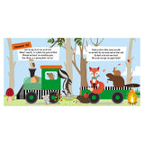 Lantern Publishers Buch und Puzzle trainieren Waldtiere