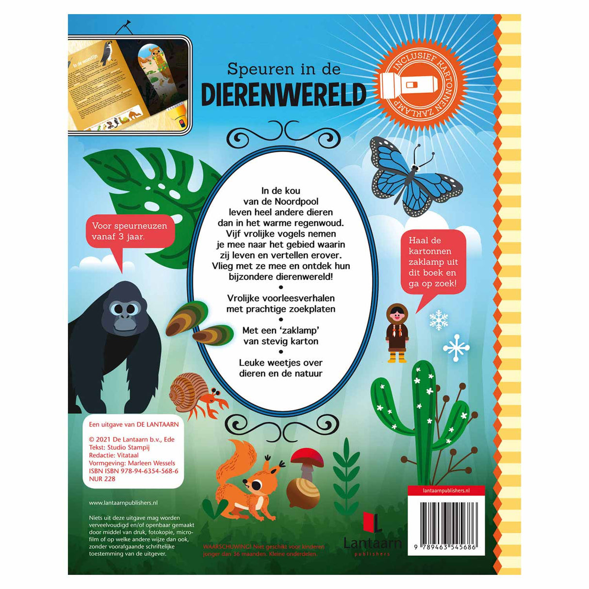 Die Tierwelt erkunden + Taschenlampe aus Pappe