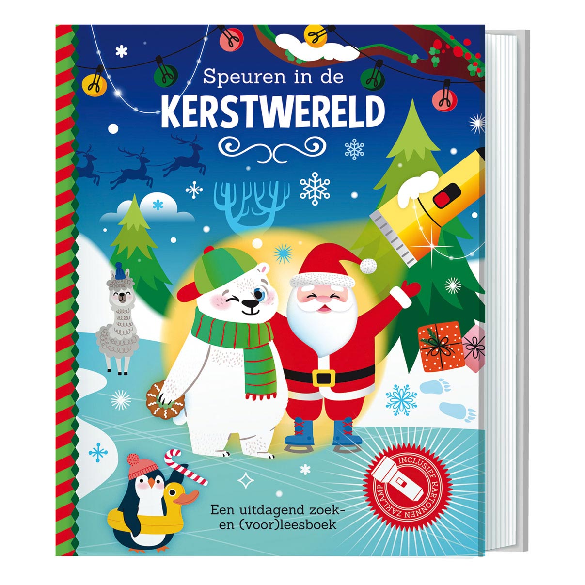 Laternenverleger erkunden die Weihnachtswelt + Taschenlampe aus Pappe